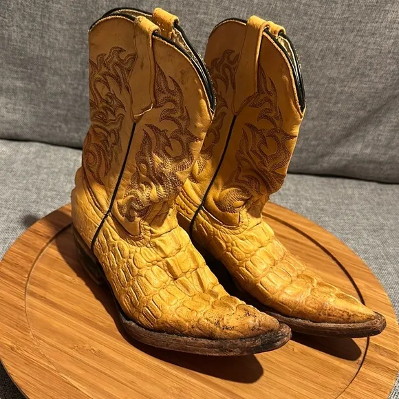 - Kids Corcodile Cowboy Boots