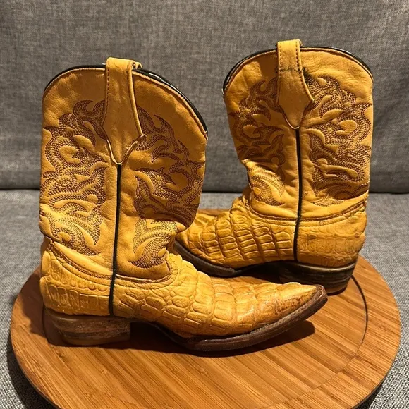 - Kids Corcodile Cowboy Boots