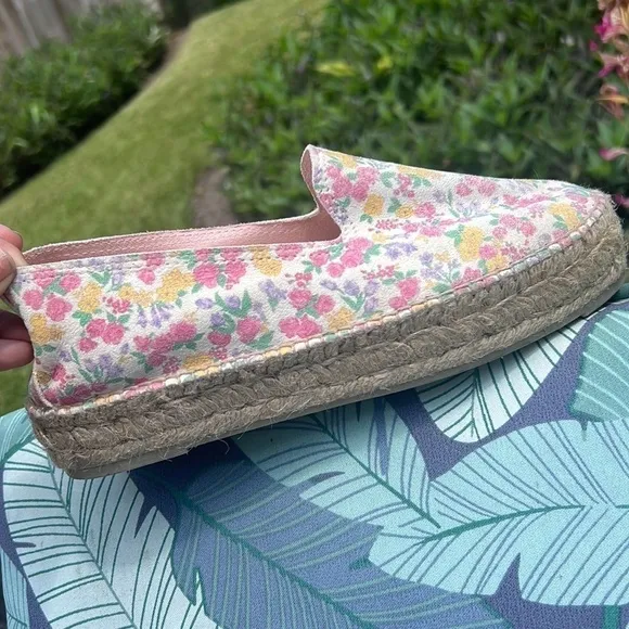 ▶️ Loveshackfancy x Manebi  ◀️ Slipper Platform Espadrille in Fruity Punch