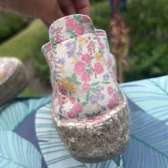 ▶️ Loveshackfancy x Manebi  ◀️ Slipper Platform Espadrille in Fruity Punch