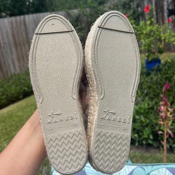▶️ Loveshackfancy x Manebi  ◀️ Slipper Platform Espadrille in Fruity Punch