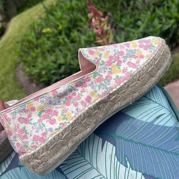 ▶️ Loveshackfancy x Manebi  ◀️ Slipper Platform Espadrille in Fruity Punch