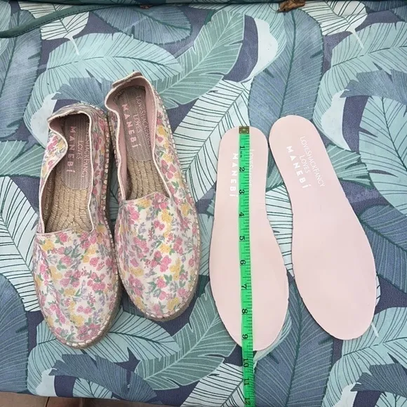 ▶️ Loveshackfancy x Manebi  ◀️ Slipper Platform Espadrille in Fruity Punch