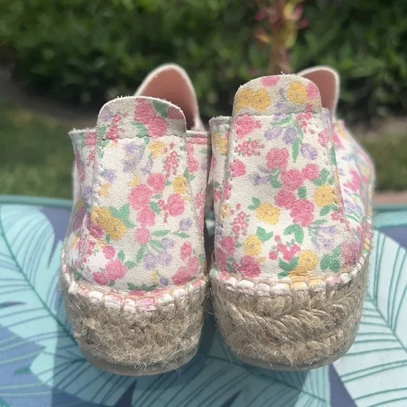 ▶️ Loveshackfancy x Manebi  ◀️ Slipper Platform Espadrille in Fruity Punch