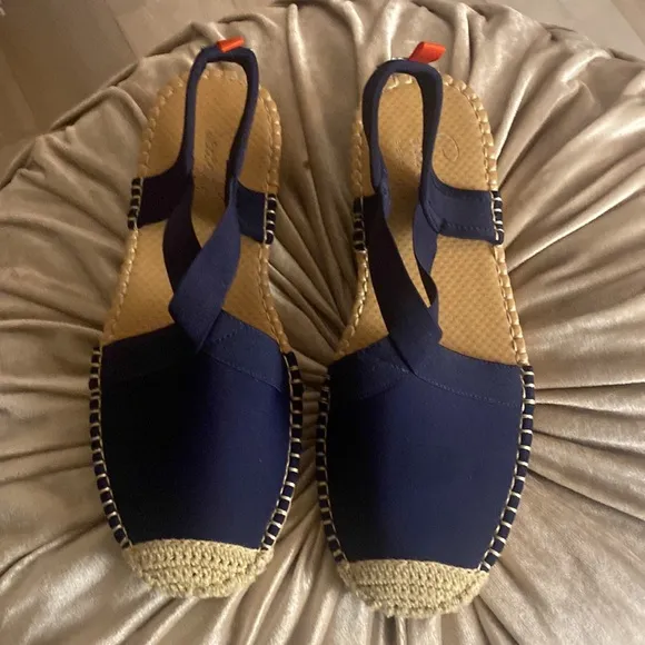 🎀 Sea Star DARK NAVY - WOMENS SEAFARER SLINGBACK size 8