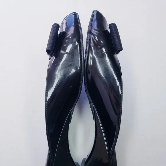 🌸 Stuart Weitzman | Patent Leather Peep Toe Shoes size 7