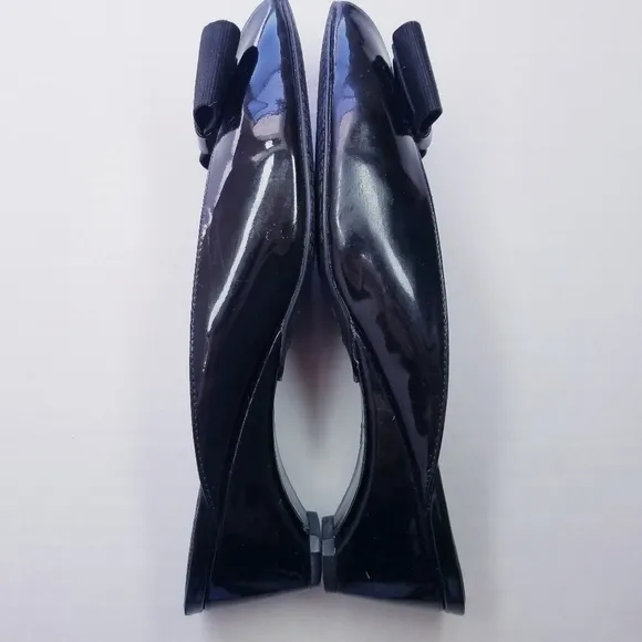 🌸 Stuart Weitzman | Patent Leather Peep Toe Shoes size 7