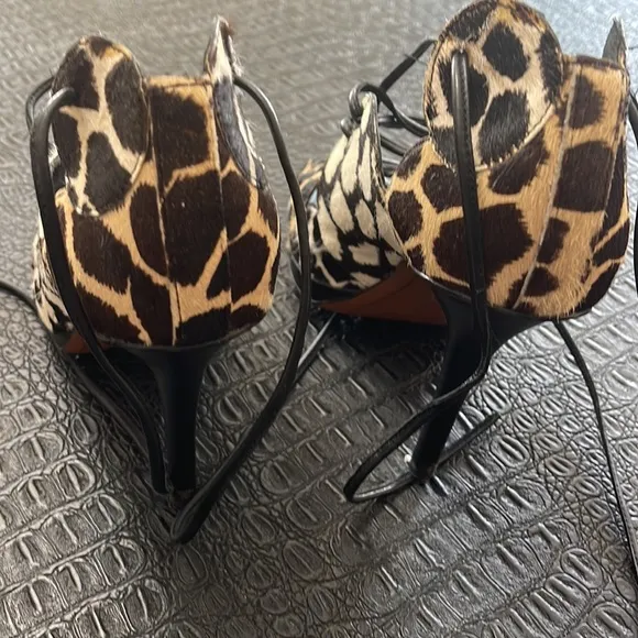 10 Crosby Derek Lam Multi Animal Print Jardie Pumps Size 8 1/2