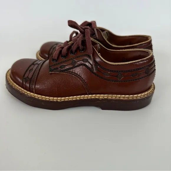 1940's 50s' Toddler Boys‎ Oxford Tie Shoes Endicott Johnson Playwelts for Kids
