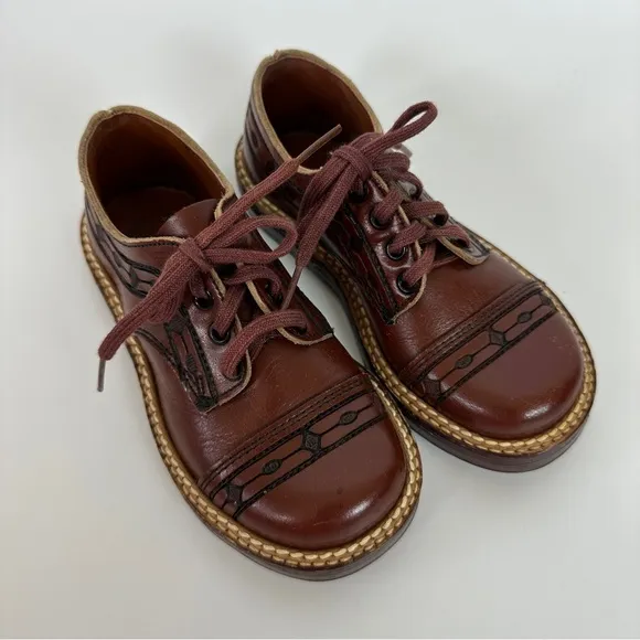 1940's 50s' Toddler Boys‎ Oxford Tie Shoes Endicott Johnson Playwelts for Kids