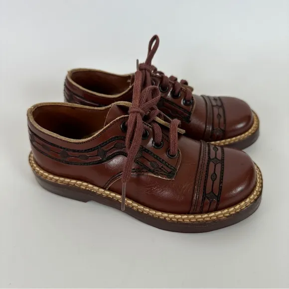 1940's 50s' Toddler Boys‎ Oxford Tie Shoes Endicott Johnson Playwelts for Kids