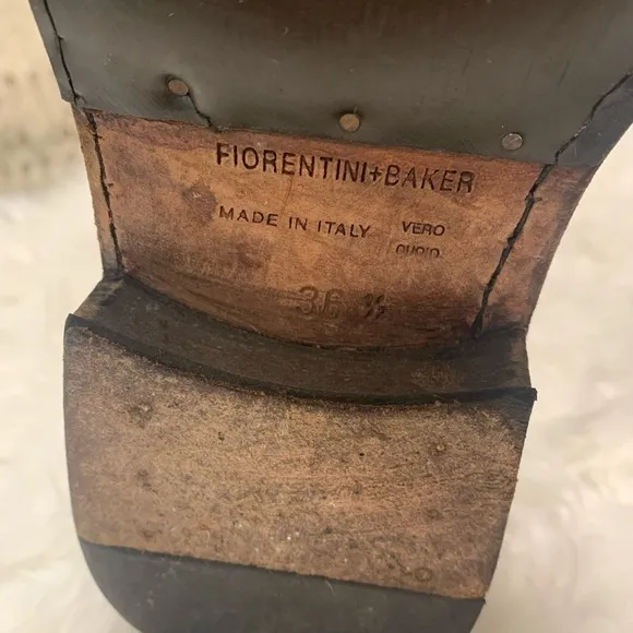 {36.5 / 6.5} Fiorentini &amp; Baker Eli Moto Boot RARE
