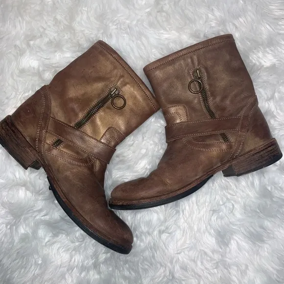 {36.5 / 6.5} Fiorentini &amp; Baker Eli Moto Boot RARE