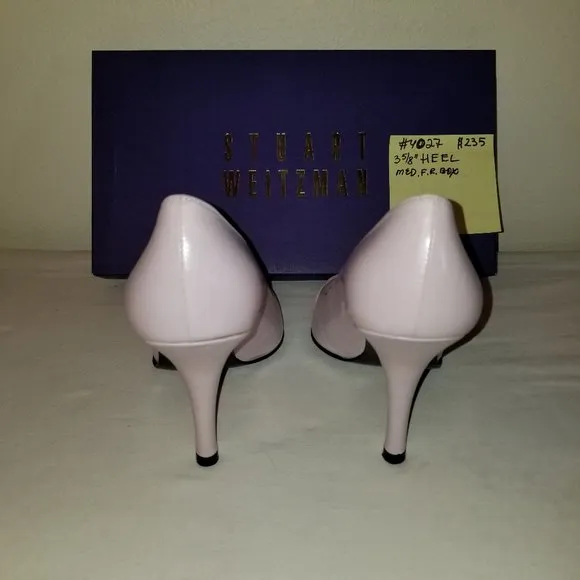 4027 Stuart Weitzman Lilac Leather 7M 3 5/8&quot;