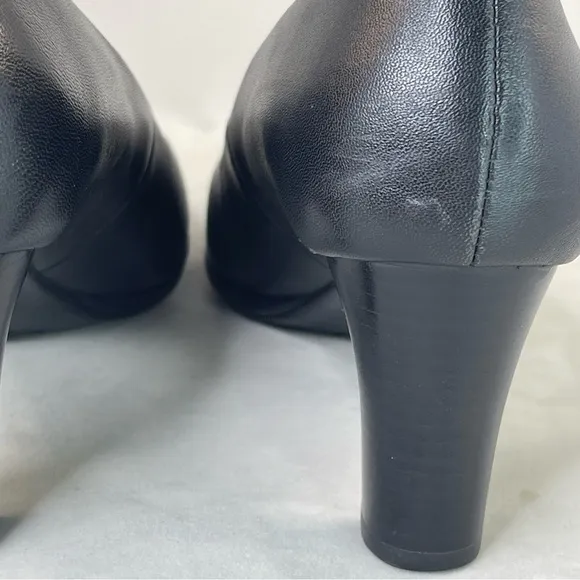 Abeo B.I.O. System Venice size 6N Black Leather heel dress shoes