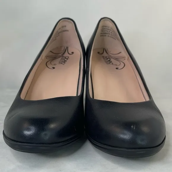 Abeo B.I.O. System Venice size 6N Black Leather heel dress shoes