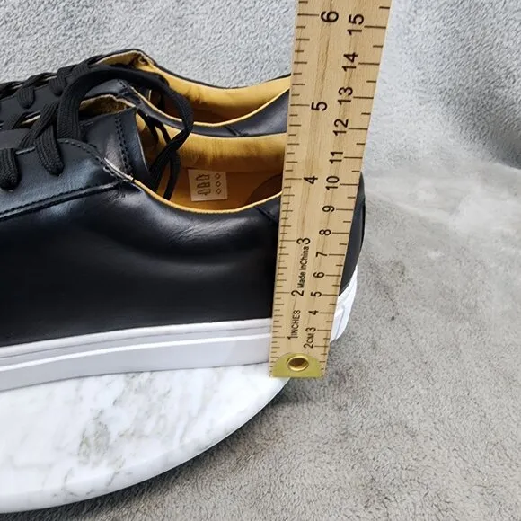 Ace Marks Shoes Mens Size 12 Black Lace Up Dress Sneaker *NWT*