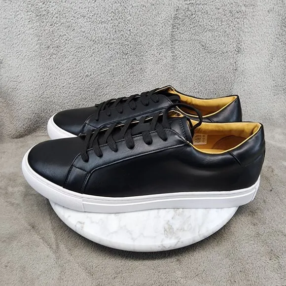 Ace Marks Shoes Mens Size 12 Black Lace Up Dress Sneaker *NWT*