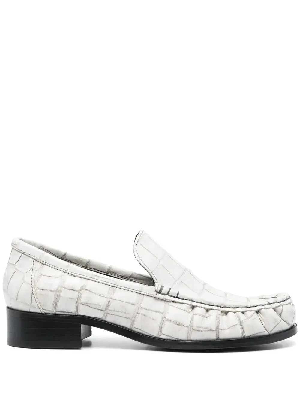 Acne Studios block-heel leather loafers