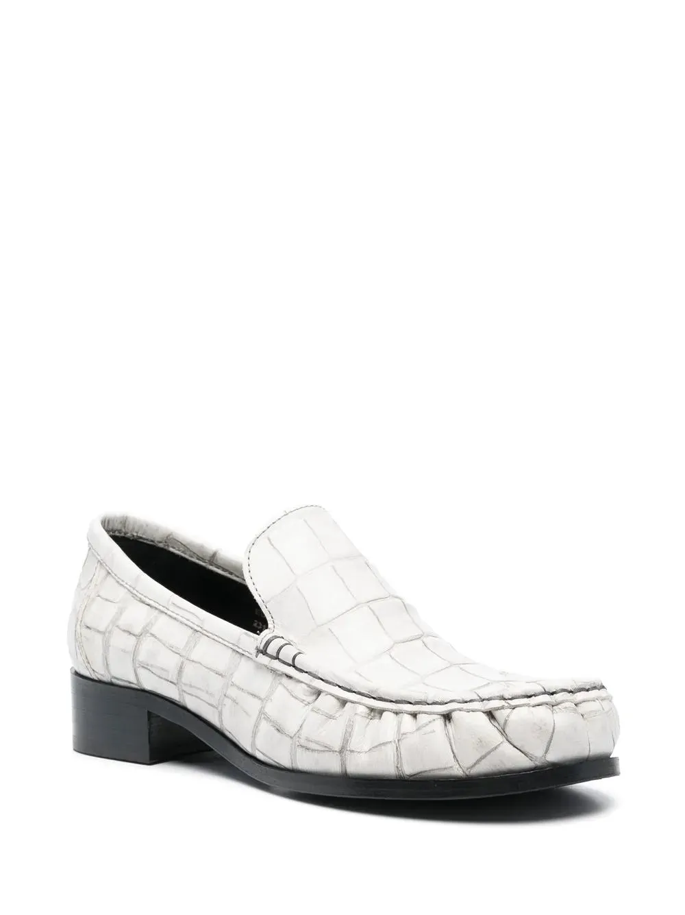 Acne Studios block-heel leather loafers