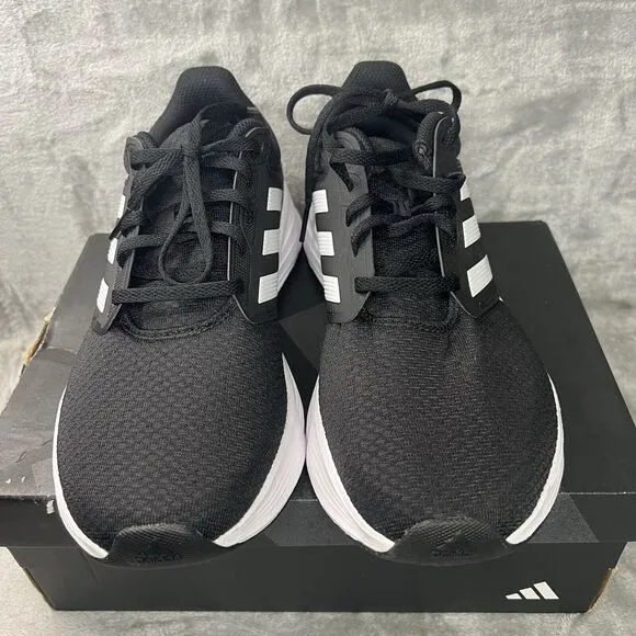 Adidas Galaxy 6 Running Shoes Mens Size 8 Black/White Low‎ Top Casual Comfort