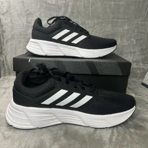 Adidas Galaxy 6 Running Shoes Mens Size 8 Black/White Low‎ Top Casual Comfort