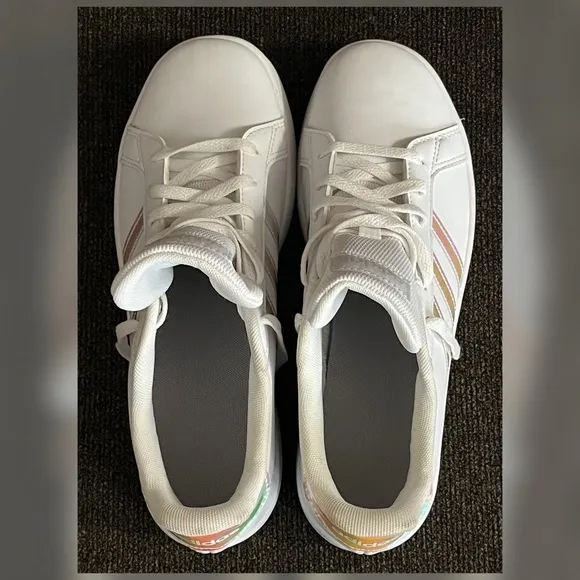 Adidas Grand Court Big Girl Shoes Size 6