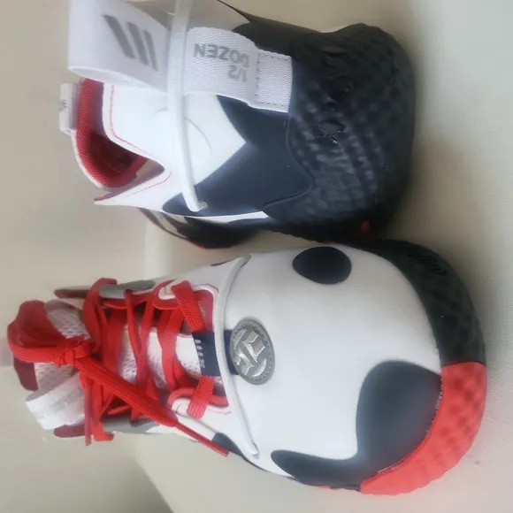 Adidas Harden Vol. 6 Men Basketball Shoes Cloud White/Vivid Red/Legend Ink sz~11