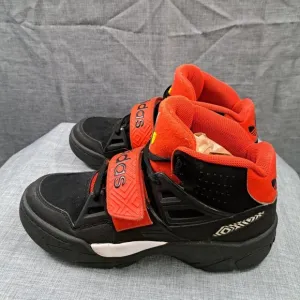Adidas Mens Mutombo TR Block G98038 Red Black Lace Up Basketball Shoes Size 8.5