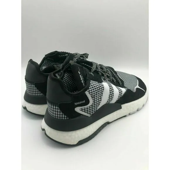 adidas Men’s Nite Jogger Casual Shoes Black/White/Silver FV3854 Size 10.5 NWT🛒