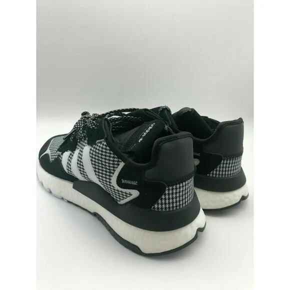 adidas Men’s Nite Jogger Casual Shoes Black/White/Silver FV3854 Size 10.5 NWT🛒