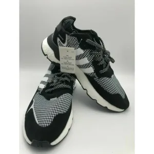 adidas Men’s Nite Jogger Casual Shoes Black/White/Silver FV3854 Size 10.5 NWT🛒