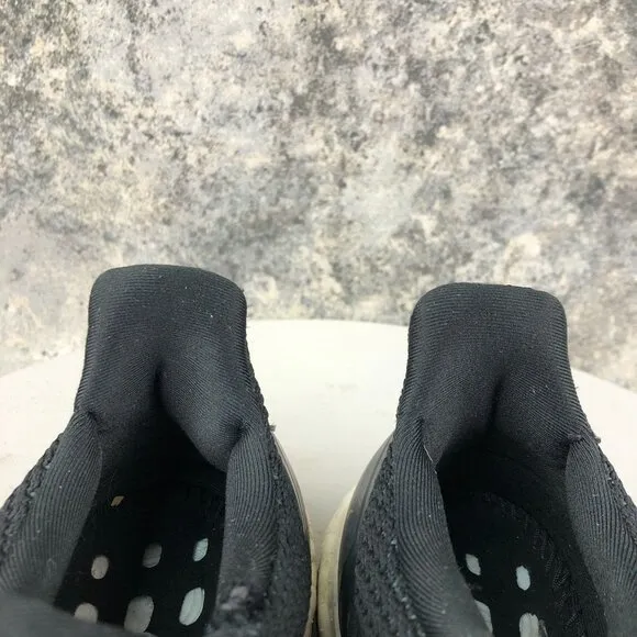 Adidas Men's Size 7 Ultra Boost 2.0 2016 Core Black PrimeKnit Lace-Up Sneakers**
