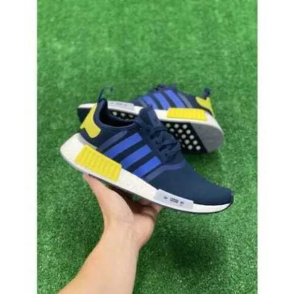 Adidas NMD_R1 Low Mens Casual Sneaker Shoes Blue IF3509 NEW Multi Sz