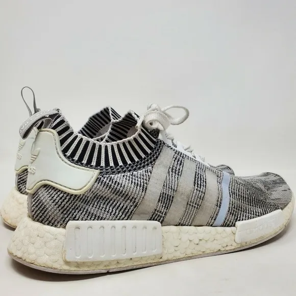 Adidas NMD_R1 PK Primeknit Oreo Glitch Shoes