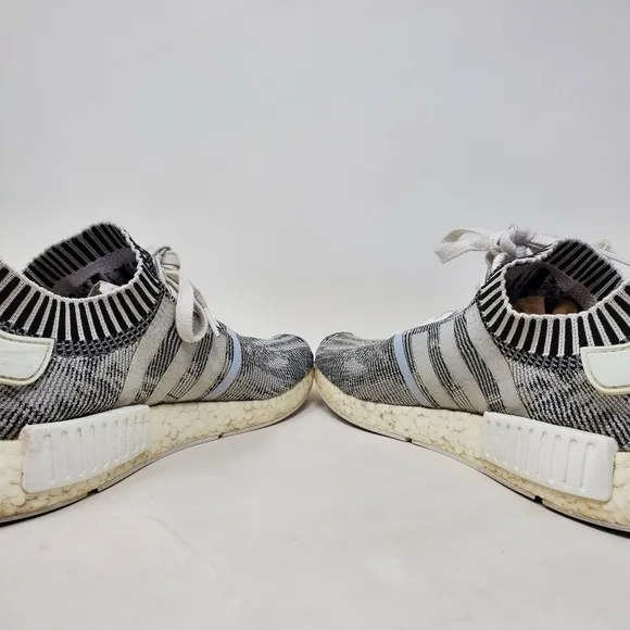Adidas NMD_R1 PK Primeknit Oreo Glitch Shoes