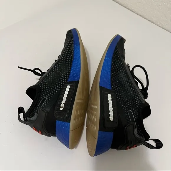 Adidas Originals NMD R1 Black Red Blue NASA Artemis Space Race Shoes Mens Size 6