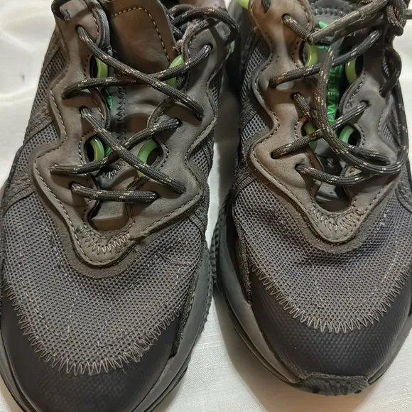 adidas Originals Ozweego Casual Shoes 'Charcoal Grey Green