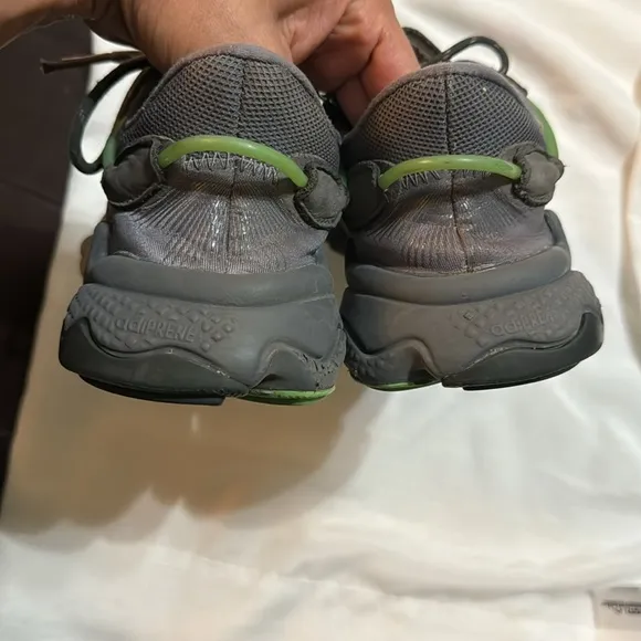 adidas Originals Ozweego Casual Shoes 'Charcoal Grey Green