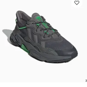 adidas Originals Ozweego Casual Shoes 'Charcoal Grey Green