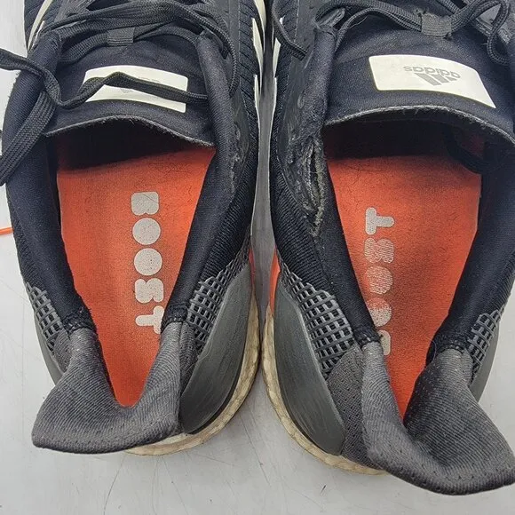 Adidas Solar Glide 19 Mens 13 Black Orange Sneaker Shoes Athletic Running G28062
