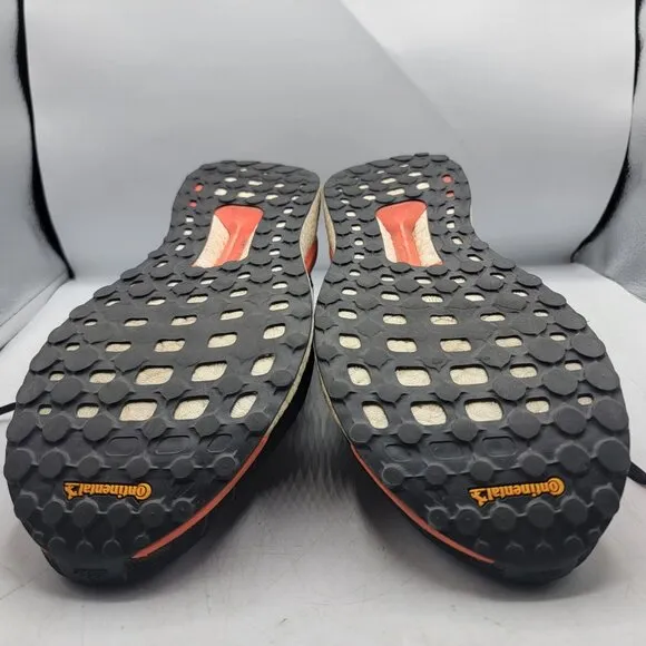 Adidas Solar Glide 19 Mens 13 Black Orange Sneaker Shoes Athletic Running G28062
