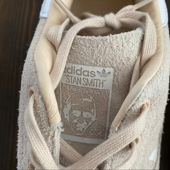 Adidas Stan Smith Suede Shoes Linen size 7