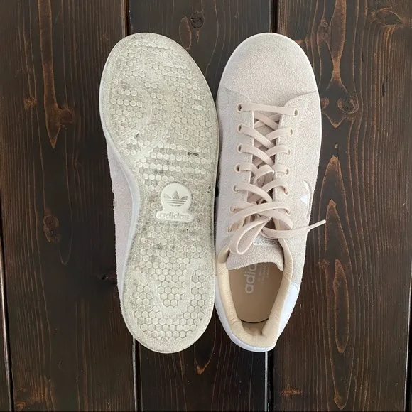 Adidas Stan Smith Suede Shoes Linen size 7