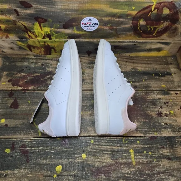 Adidas Stan Smith Women's sz 8.5,9 White Velvet‎ Sandy Pink Casual Shoes IF7002