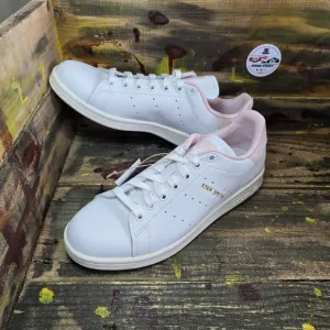 Adidas Stan Smith Women's sz 8.5,9 White Velvet‎ Sandy Pink Casual Shoes IF7002