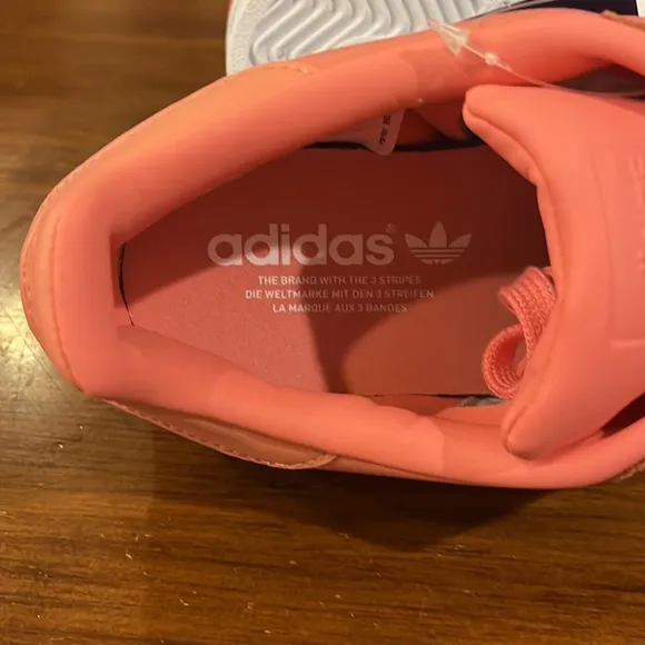 Adidas Superstar Metal Toe W shoes sneakers new Rose BY9750 Women’s Size 9