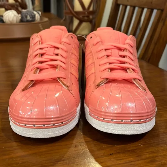 Adidas Superstar Metal Toe W shoes sneakers new Rose BY9750 Women’s Size 9