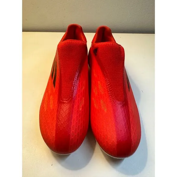 adidas X Speedflow .3 Laceless Meteorite Soccer /‎ football Cleats size 6.5 Red
