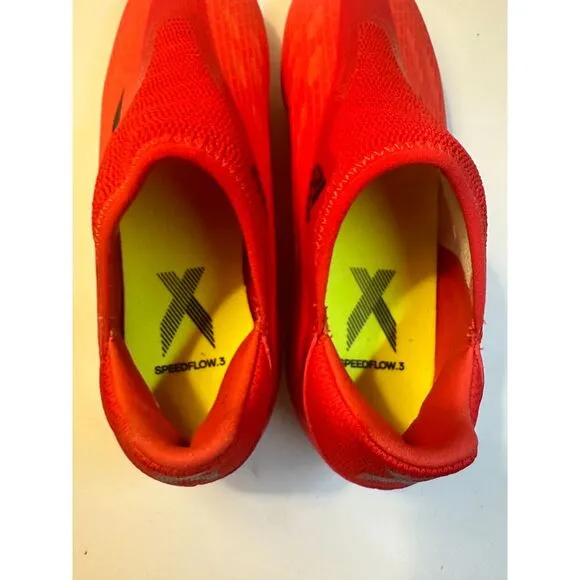 adidas X Speedflow .3 Laceless Meteorite Soccer /‎ football Cleats size 6.5 Red